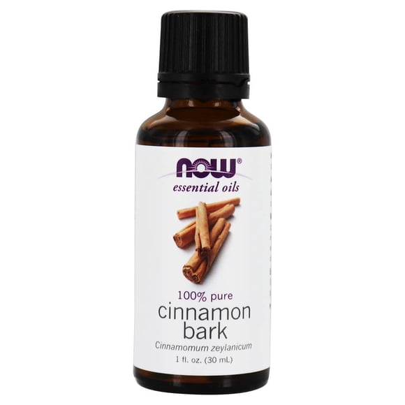 NOW Foods - 100% Pure Essential Oil Cinnamon Bark - 1 fl. oz.