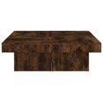 thumbnail image 3 of vidaXL Coffee Table Smoked Oak 90x90x28 cm Engineered Wood, 3 of 5