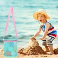 thumbnail image 1 of WIFKLSIIPG Colorful Mesh Beach Bags Portable Foldable Sea Bag with Adjustable Carrying Straps Toy Storage Bag Beach Bags, 1 of 5