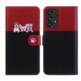 thumbnail image 2 of Compatible avec Samsung Galaxy A53 5G Étui Portefeuille Motif Animaux Mignons avec Fentes pour Cartes et Rabat, 2 of 5
