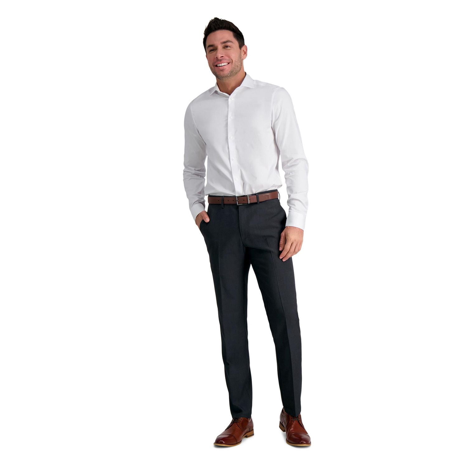 Pantalon habillé confortable Flex CintréMC de Haggar® pour hommes