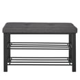 thumbnail image 5 of neatfreak! Fabric Upholstered Shoe Storage Bench, 5 of 5