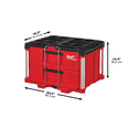 thumbnail image 3 of Milwaukee 48-22-8442 PACKOUT Boîte à Outils à 2 Tiroirs, 3 of 10