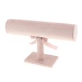 thumbnail image 1 of Bracelet Holder Jewelry Showcase Necklace Display Stand Bangle Organizer for Pink, 1 of 8