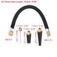 thumbnail image 3 of Unique Bargains Portable Air Pump with Inflation Needle Tapered Nozzle Extension Hose for Bicycle Wheel Tire Inflator 1 Set, 3 of 7