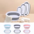 thumbnail image 2 of Feet Soaking Tub,Pool Foot Bath Portable Pool Foot Bath Plastic Foot Bath Tub for Camping Travel Foot Soaking Bath Basin for Pool Entry Ladder Foot Soaking Tub,Foot Tub for Soaking Feet, 2 of 4