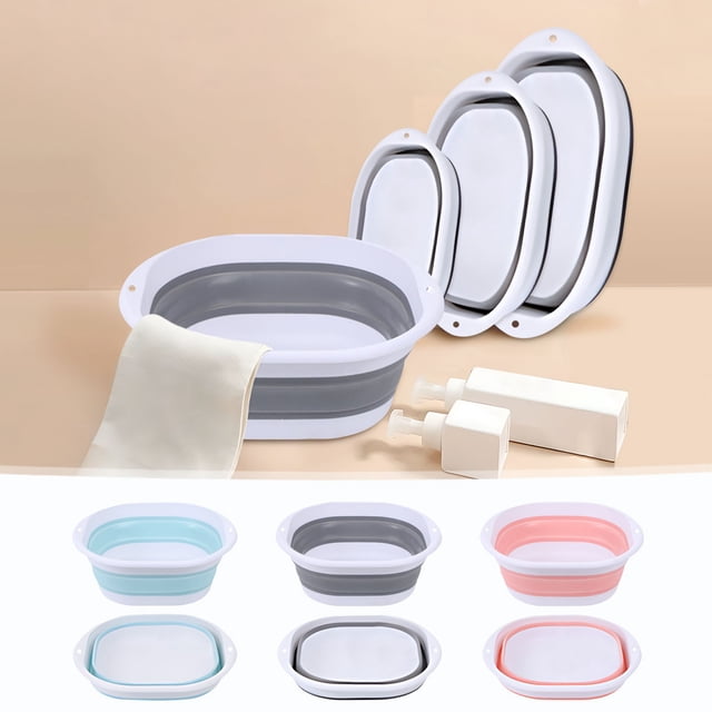 Meitianfacai Portable Pool Foot Bath Plastic Foot Bath Tub For Camping Travel Foot Soaking Bath Basin For Pool Entry Ladder