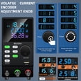 thumbnail image 4 of Kuaiqu 30V 10A DC Power Supply Variable Bench Power Supply, Colour 4-Digit LCD Display,Encoder Knob and Output Switch Model SPPS3010D, 1 Pack, 9.4" x 3.3" x 5.9", 4 of 13