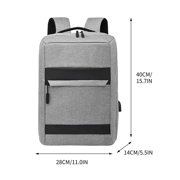 Qocolhg Travel Laptop Backpack, Business Anti Theft Slim Sturdy Laptops Backpack with USB Charging Port, Water Resistant College School Computer Bag Gift for Men & Women Fits 15.6 Inch Notebook