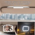 thumbnail image 4 of Car visor,Led Makeup Cosmetic On Screen Sun Visor Mirror Vanity Mirror Clip Mirror Adjustable Vanity Clip On With Led Makeup Mirror With Led Car Sun Visor Screen Make Screen Make, 4 of 7