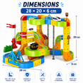 thumbnail image 4 of Tradeopia Anti Gravity Rail Car Electric Racing Track Set, 168-Piece Flexible Track Building Toy with Race Car, 4 of 5