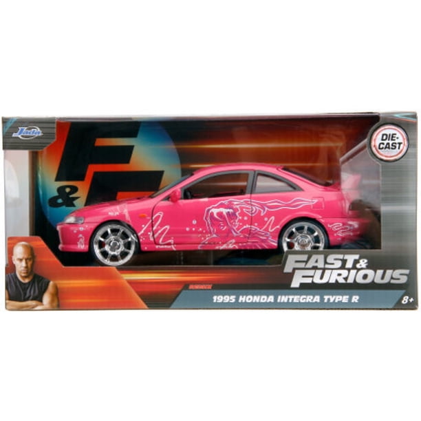 e Honda Integra Type-R (1995) ミニカー 1/24 1995 Honda Integra Type R Pink with Graphics 