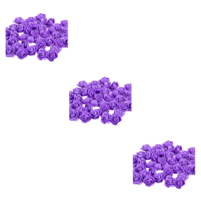 Transemion 500pieces Wreath Wedding House Decor Lasting Impression With These Exquisite purple 3Set