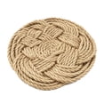 thumbnail image 1 of Tapis Rond Isolant Thermique pour Cuisine et Table à Manger – Conception Durable en Coton et Lin, Facile à Nettoyer, Parfait pour les Réceptions à la Maison et la Déco Moderne, 1 of 5