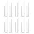 thumbnail image 1 of SHISUYAN 10 Sets Clock Hands Needles Clock Pointers Replacement Wall Clock Parts for DIY Repair, 1 of 5