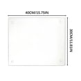 thumbnail image 1 of PEONAVET Chopping Board Kitchen Countertop With Acrylic Cutting Board, Countertop With Transparent Cutting Board With Edges, Countertop Protector, Home And Restaurant, 1 of 1
