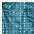 thumbnail image 4 of Soimoi Blue polyester Crepe Fabric Cupcake Party Print Sewing Fabric Yard 52 Inch Wide, 4 of 5