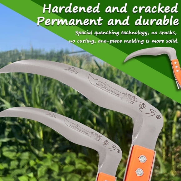 Cameland Functional Homewares Thickened Precision Harvesting Sickle Head,Corn Chopping Tool