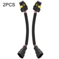 thumbnail image 2 of Low Power Consumption Black Fog Lamp Wiring Adapter, 2Pcs Extension Wiring Harness, Easy To Install Car Accessories For Fog Light Bulbs Heavy Duty Headlight, 2 of 8
