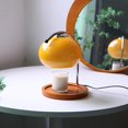 thumbnail image 2 of Lampe Chauffe-Bougie Aromathérapie Chauffe-Bougie à Intensité Réglable Rétro Décorative Fondoir de Bougie d'Aromathérapie Lampe de Fusion pour Chambre Bureau Assiette Ronde (Orange), 2 of 7