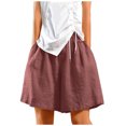 thumbnail image 1 of Plebaso Casual Shorts Womens High Waisted Wide Leg Shorts Loose Solid Color Summer Shorts with Pockets, 1 of 4
