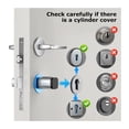 thumbnail image 4 of Serrure Réglable Bluetooth Intelligente à Empreinte Digitale, Serrure Cylindrique Numérique avec Application/mot de Passe, Déverrouillage de Clé, 4 of 7