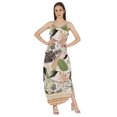 thumbnail image 4 of Inkmeso Robe d'Été Aguichant Imprimée pour Femmes à Bretelles Spaghetti, Robe Maxi Décontractée de Plage et de Villégiature, 4 of 7