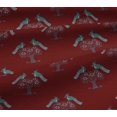 thumbnail image 5 of oneOone Viscose Jersey Fabric Bird & Tree Block Fabric Prints By Yard 60 Inch Wide, 5 of 5