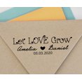 thumbnail image 4 of Printtoo Personalized Black Self Inking Let Love Grow Custom Wedding Favor Rubber Stamper-58 x 22 mm, 4 of 6