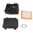 thumbnail image 2 of Air Filter And Cover Base Gasket Kit, High Accuracy Lawn Mower Air Filter Parts Kit Professional ABS Reliable  For 14 743 03S For Replacement, 2 of 8