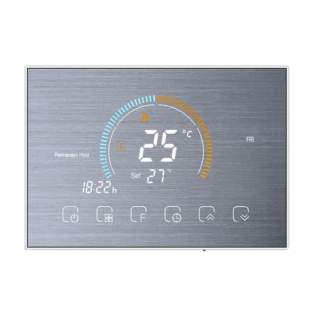 Wi-Fi Smart Gas Boiler Heating Thermostat WIFI Temperature Programma Weekly APP Control Backlight Touch Screen Weather Display ,Easy to Install