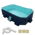 thumbnail image 1 of Foldable Swimming Pool, Large Backyard Pool Durable Leakage Free  For Home, 1 of 7
