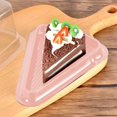 thumbnail image 4 of 6-Inch Disposable Cheesecake/Tiramisu Container - Reusable Plastic Baking Box for Desserts/Catering (14x9x8cm), 4 of 6