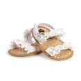 thumbnail image 2 of Baby Girls Summer Sandals Anti-Slip Soft Sole Ruffle Flat Shoes, 2 of 6