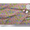 thumbnail image 2 of Soimoi Black polyester Crepe Fabric Diamond Geometric Print Sewing Fabric Yard 42 Inch Wide, 2 of 3