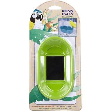 Penn-Plax Bird Bath with Mirror - for Small Breeds - Birdcage Accessory