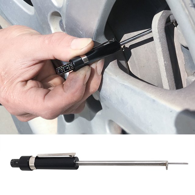 Lubelski Portable Car Brake Lining Pad Thickness Gauge Detection Pen Measurement Tool