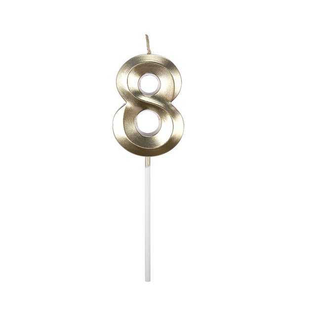 SHAGUOZHOU Dinner Candlesticks Advent And Holder Birthday Candles Extended Big Number Candle Multicolor 3D Design Cake Topper Decoration For Any Celebration