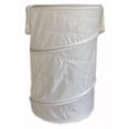 thumbnail image 1 of Mainstays 74l Panier à linge en polyester spiralé pop-up, blanc.pour adultes, 1 of 8