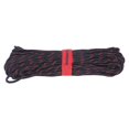 thumbnail image 2 of Corde Parachute, Paracorde Douce et Résistante Facile à Transporter Légère pour le Camping Noir,Noir Rouge, 2 of 7