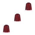 thumbnail image 1 of Thinsony Polyester Middle-Aged And Elderly Sweater Warm And Comfortable To Wear Exquisite Workmanship red 3Set, 1 of 6