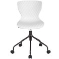 thumbnail image 4 of Brockton Contemporary Design Black Plastic Task Office Chair, 4 of 4