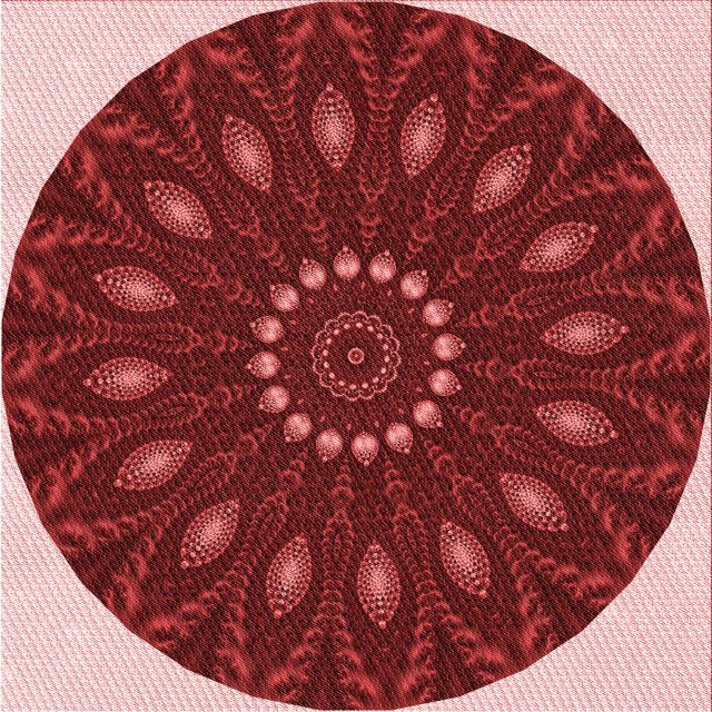 Ahgly Tapis d'Intérieur Lavable en Machine Carré Transitionnel Rouge Cramoisi, 4 Pieds Carré