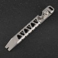 thumbnail image 1 of Titanium Alloy EDC Pry Bar Tool with Dual-End Design – Compact Lightweight Survival Gear for Camping, Self-Defense, Bottle Opening & Rope Cutting – Durable Sandblasted Multifunctional Outdoor, 1 of 6