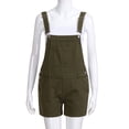 thumbnail image 4 of Salopette Ample en Denim pour Femmes à Trous, Pantalon, Jeans, Shorts en Denim, Combinaison, 4 of 9