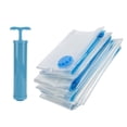 thumbnail image 2 of Lasting Sealing Vacuum Storage Bag, Quilt Vacuum Storage Bag, Double Closure For Business Trip Blanket Clothes Travel Home Use Vacuum Storage Bag+Hand Pump, 2 of 8