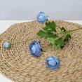 thumbnail image 1 of KUIZAP 60cm 5 Heads Artificial Ranunculus Flowers Floral Faux Peony Bouquet Wedding Home Decoration Simulation Artificial Flowers(Blue), 1 of 7