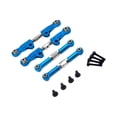 thumbnail image 2 of Bunblic 1/14 RC Car Adjustable Tie Rod Set Linkage Link Set Durability Easy to Install Accessory Premium Metal RC Car Parts for 14208 Blue, 2 of 8