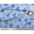 thumbnail image 3 of Soimoi Crepe Silk Fabric Christmas Tree Block Fabric Prints by Yard 42 Inch Wide, 3 of 3