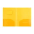 thumbnail image 2 of ZTTD Folders with Pockets-1 Pack, Two Pocket Folders, 2 Pocket Folders Fit Letter Size Paper, Colored File Folders for Documents, Plastic File Folder for Office Home Bussines(Style6-Yellow), 2 of 5
